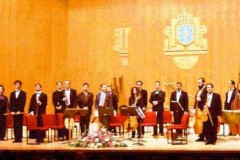 La RFG y el coro Capela Compostelana ante el reto de interpretar a Brahms