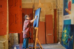 Exposición "Tras a pegada das musas"